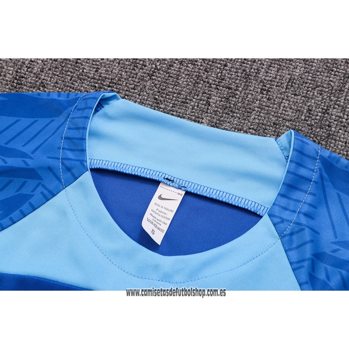 Chandal del Inglaterra 22-23 Manga Corta Azul - Pantalon Corto